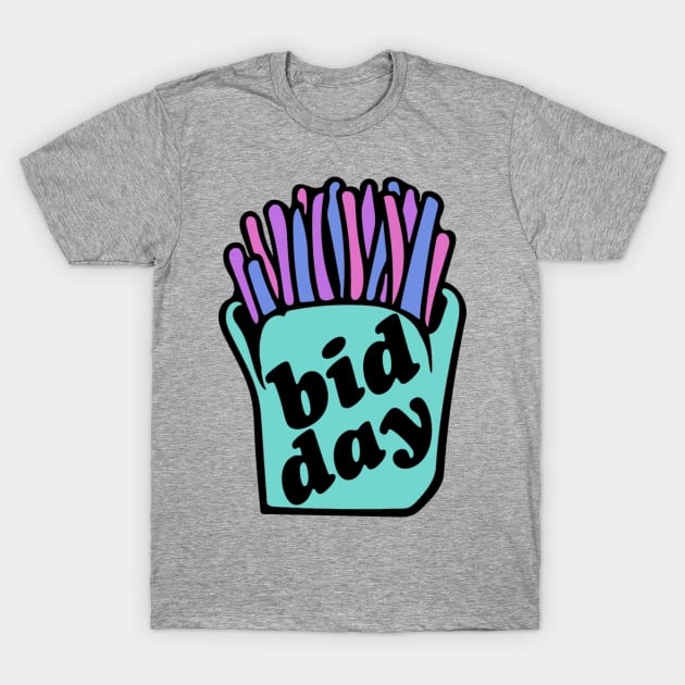 Clean Bid Day Fry T-Shirt by AdventureFinder